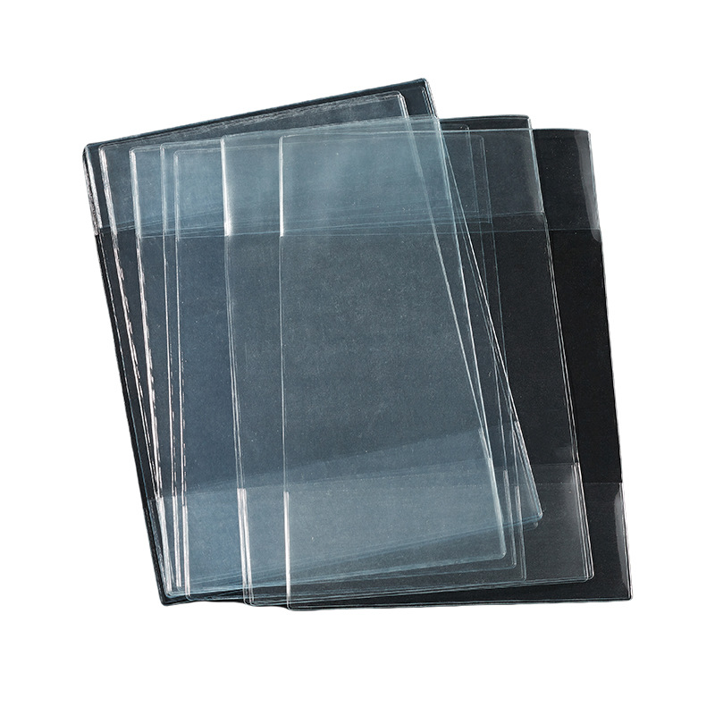 Factory wholesale pvc transparent book cover book cover plastic waterproof notebook protective cover student textbook cover logo