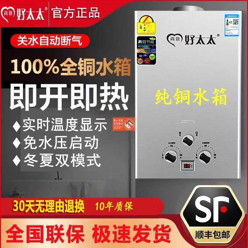 Recommended for Home Use: Liquefied Gas Water Heater, Natural Gas Battery, Exhaust-Type Thermal Voltage Stabilizer, Smart Bath Choice