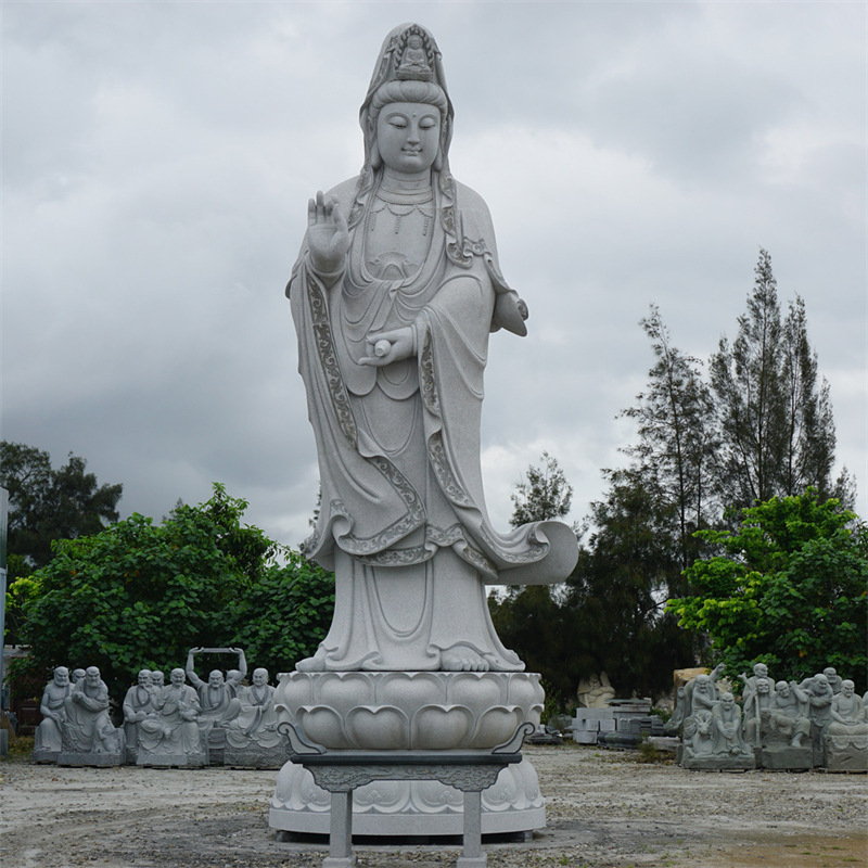 Прямые поставки, каменные резьбы Будды из Фучжоу, Гуаньинь Будда, гранитная капля Гуаньинь