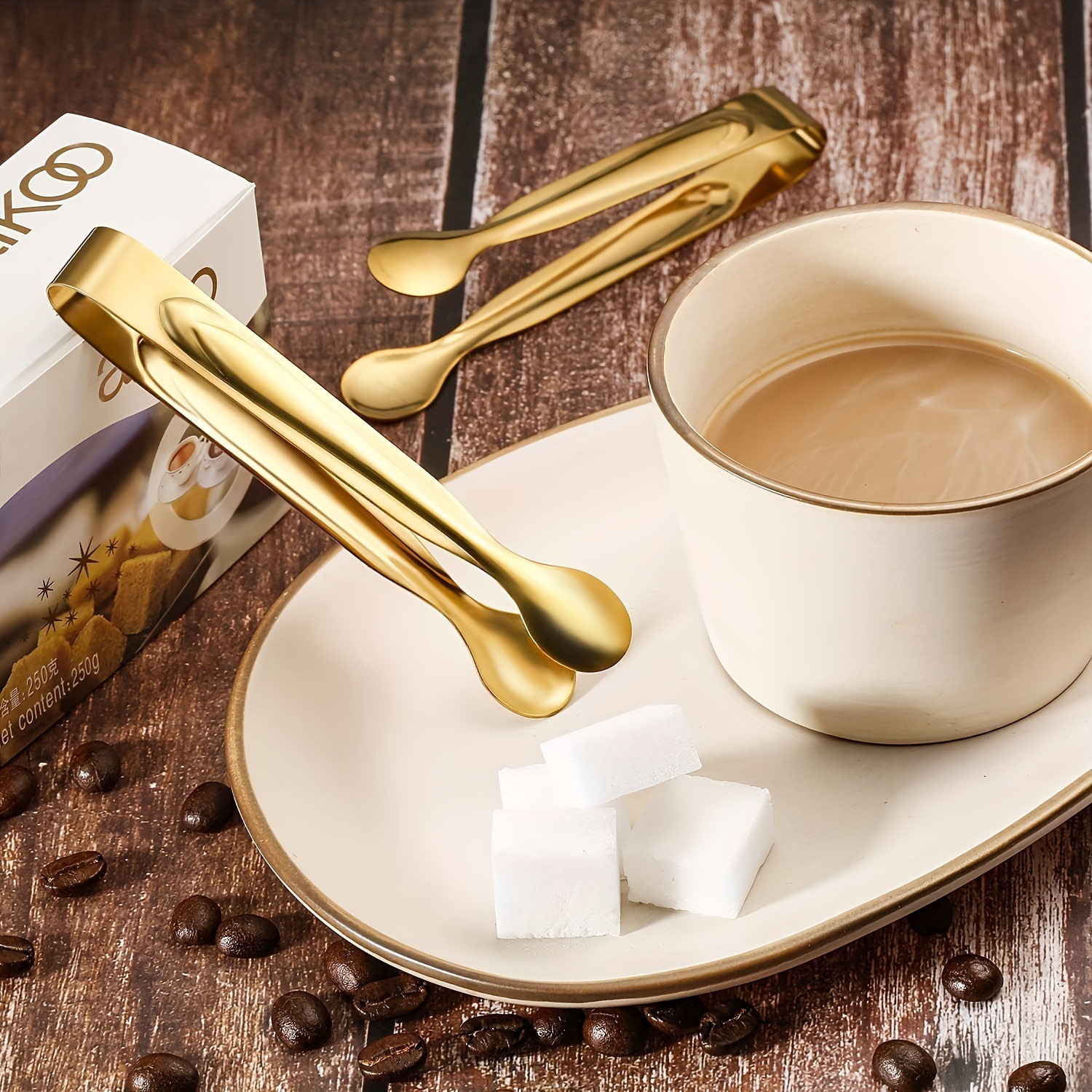 Factory wholesale mini service suit high quality stainless steel durable suitable for snacks, sugar, ice clip