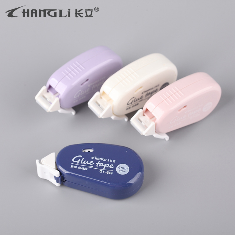 Small dot glue dot double-sided adhesive correction tape double-sided adhesive student products high color value transparent adhesive wholesale