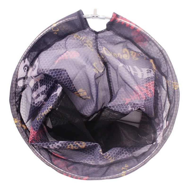 Folding copy net head stainless steel copy net head anti-hanging quick-drying load-bearing strong folding convenient easy to store fishing equipment