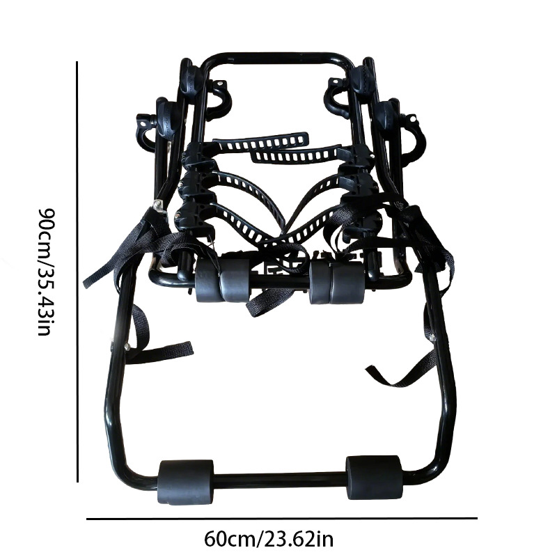 Universal Car Bicycle Rack Car Trunk Rack Suv Foldableing Bicycle Tail Rack 4+2 Bicycle Carrying Rack