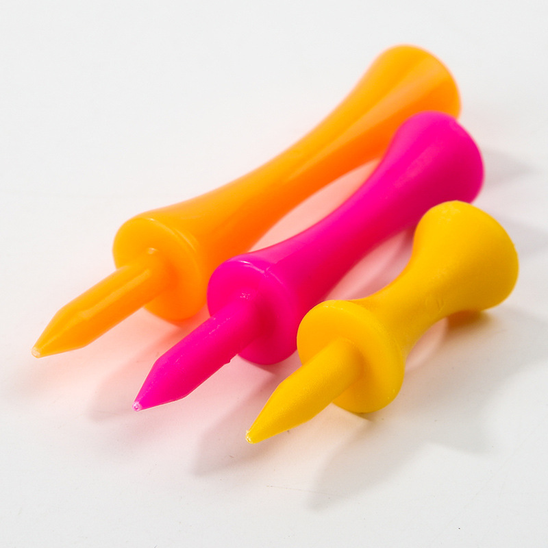 Golf Plastic Tee Pins, Round Ball Pins, Plastic Ball Tees, Golf Tee Limit Pins, Ball Pins, Multi-Color Bulk Pack