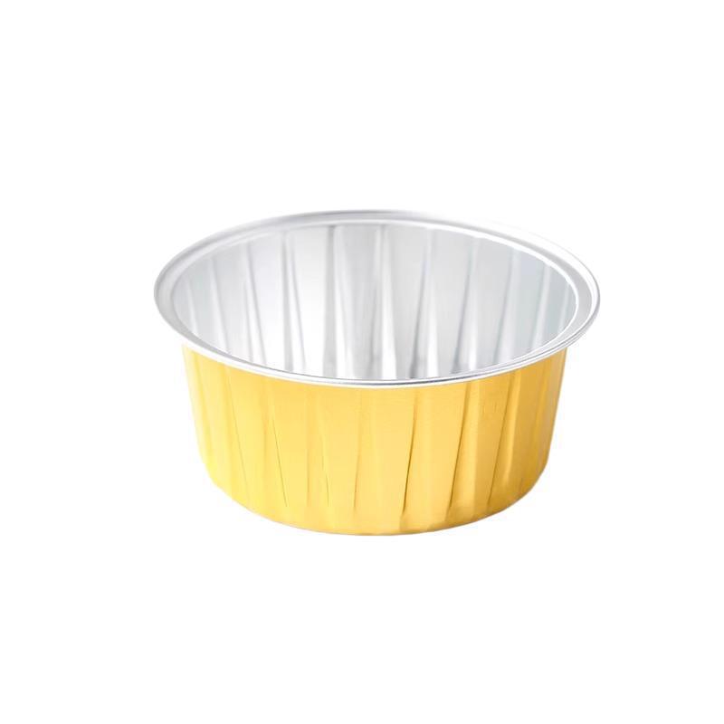 Air Fryer Paper, Tin Foil Small Bowl, Food-Grade Cake Mold, Pudding Cup, Steamed Cake Tin Foil Cup, Aluminum Foil for Home Use