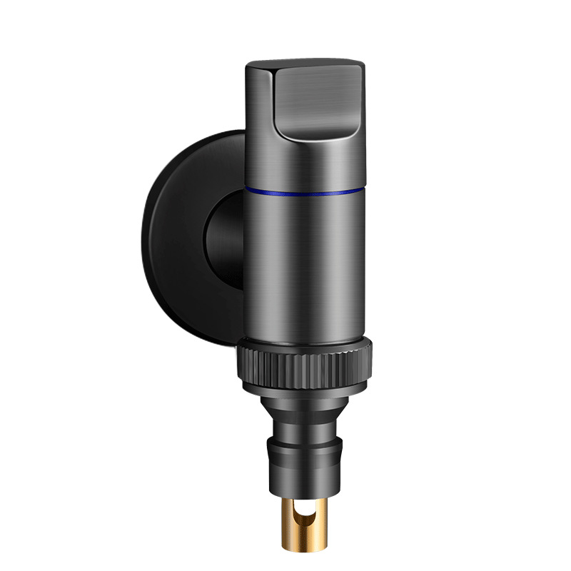 Copper washing machine faucet automatic water stop valve special snap-on water nozzle connector roller automatic 46 points Universal