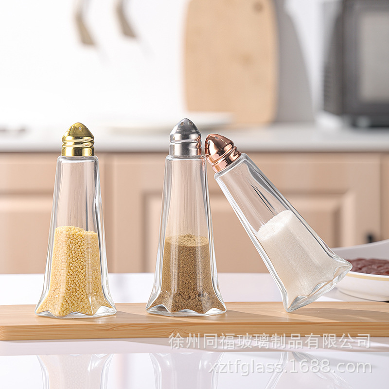 Кросс-бодер 1 унция банка для соли и перца для ресторана мини банка для приправ для барбекю разделенные бутылки
