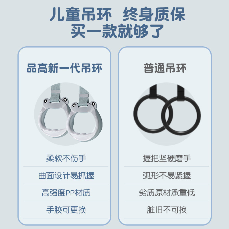 Hand-Pull Ring Baby Fence Guardrail Special Adjustable Hand-Pull Ring Assists in Exercise for Toddlers to Learn to Stand