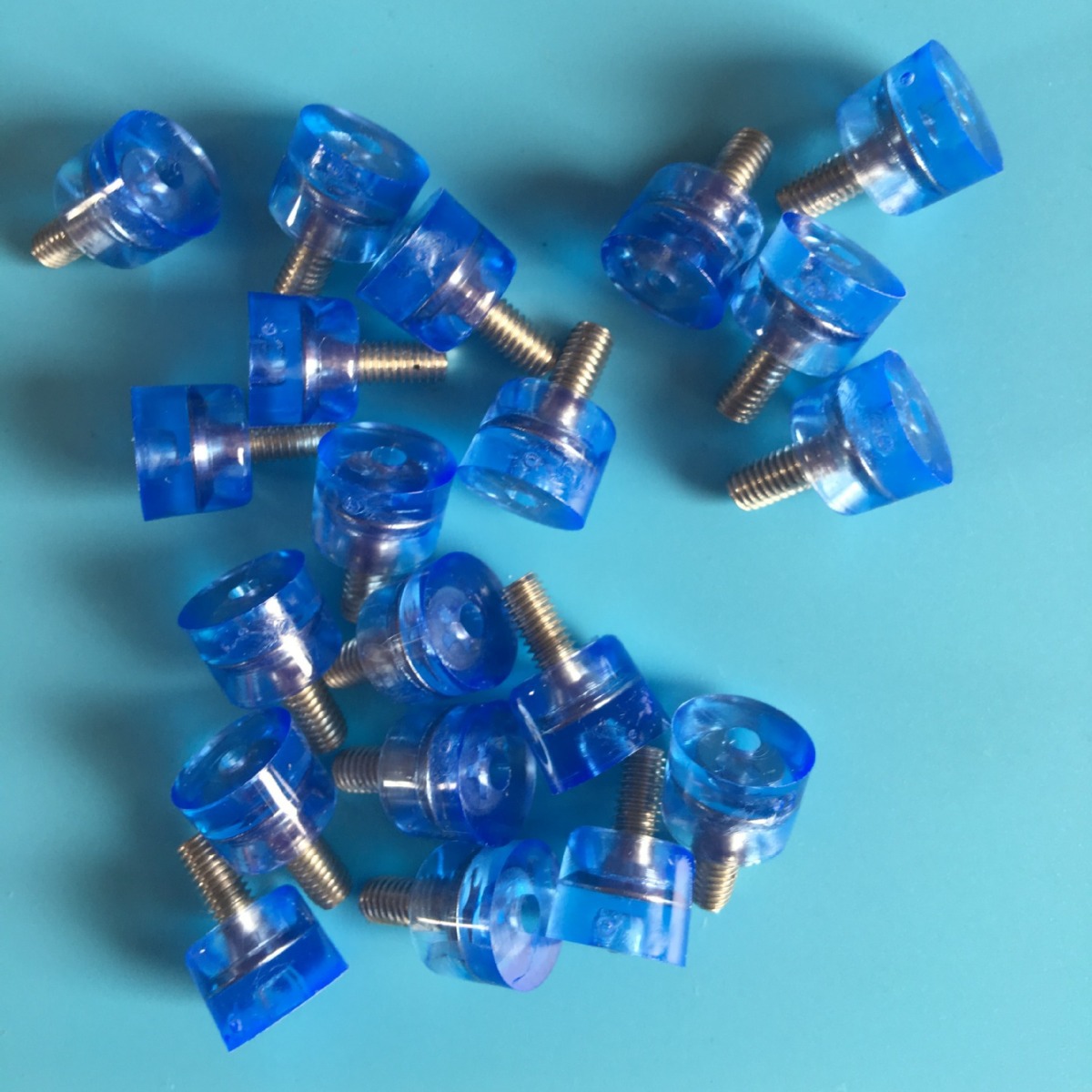 Furniture Plastic Adjustment Feet M5 Plastic Head Screws Pvc Transparent Adjustment Feet Screws Foot Pads Kitchen Supplies Accessories