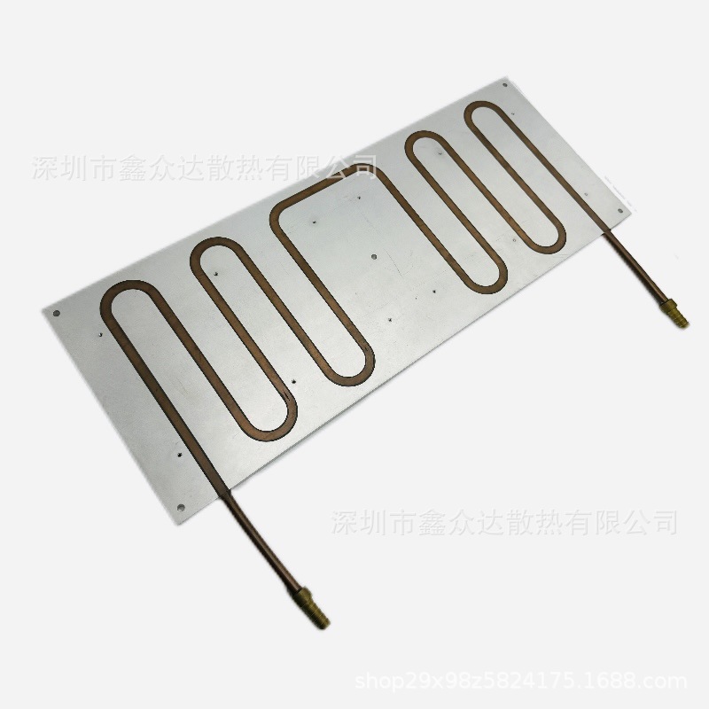 Customized Water Cooling Plate, Liquid Cooling Plate, Copper Tube Embedded Pipe, Stirring Welding, Vacuum Brazing, Liquid Cooling Cavity Shell, Water Cooling Radiator