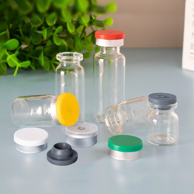 Transparent Vial 3Ml5Ml7Ml10Ml Aluminum-Plastic Tear-Off Cap Tube Glass Bottle Packaging Freeze-Dried Powder Sub-Packaging Bottle