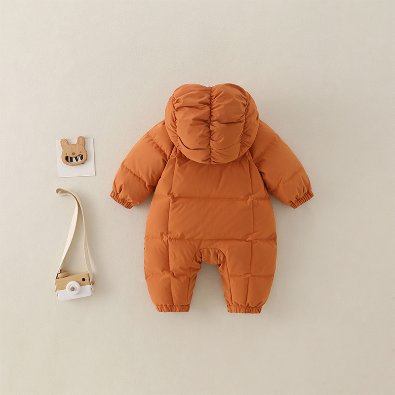 Pf321 Outing Clothes to Keep Baby Warm in Winter Autumn and Winter Thickeneded Jumpsuit Newborn Outing Clothes