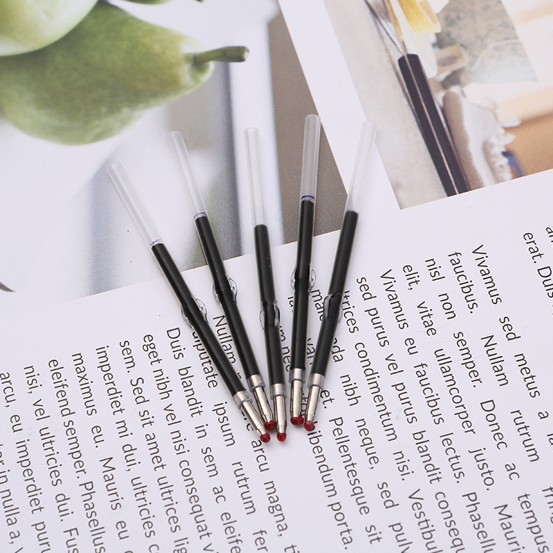 Запасной стержень для шариковой ручки 1.0мм пластиковый с бисером универсальный для офиса