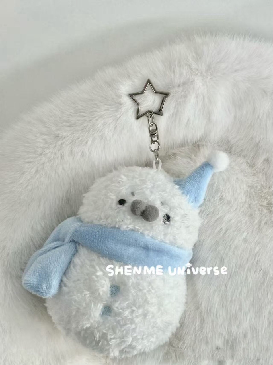 Super Cute Seal Snowman Plush Scarf Cute Doll Keychain Bag Pendant Girl Heart Gift New Style