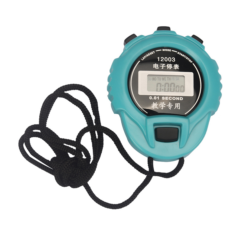 12003 Electronic Stopwatch Stopwatch Student Sports Timer Teaching Instrument Sports Stopwatch Automatic Shutdown