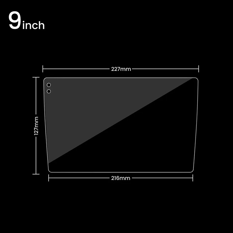 Cross-Border Universal 9inch 10.1inch Navigation Tempered Film Modified Screen Film with Added Android Car System Tempered Film Wholesale