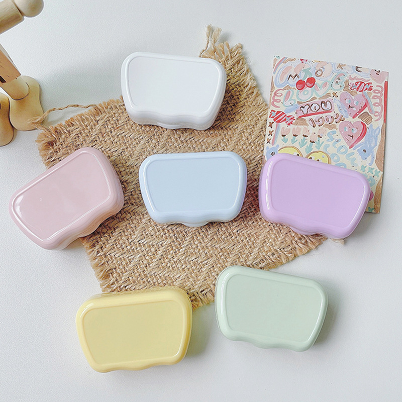 Candy color contact lens box/companion box/beauty pupil box/storage box/simple double box