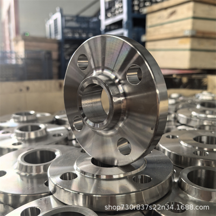 304 stainless steel flange power plant high pressure national standard carbon steel flat flange large diameter butt welding special-shaped flange