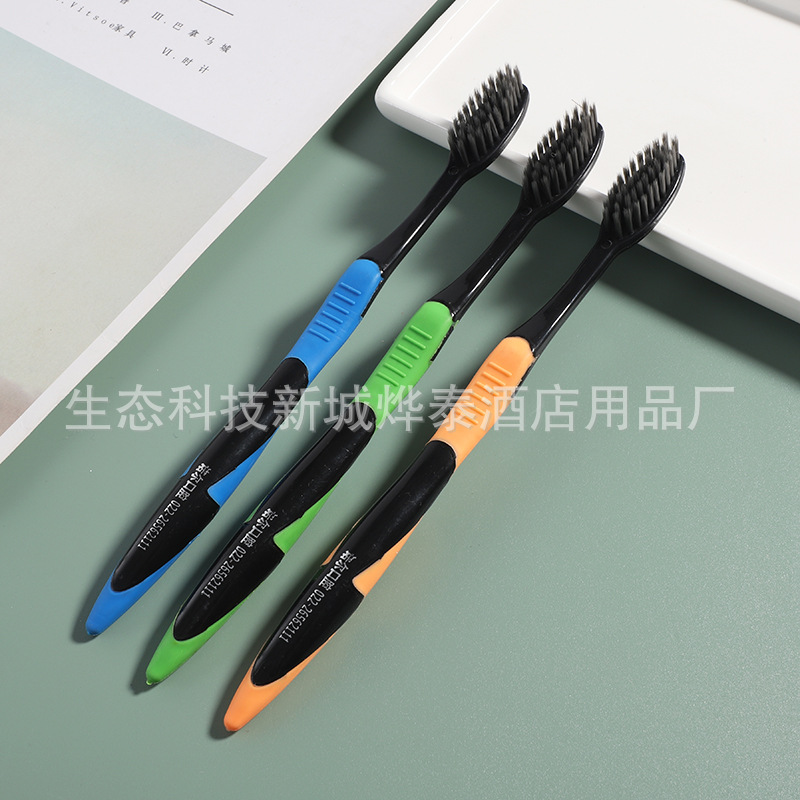 Toothbrush Hotel Disposable Toothbrush Air Travel Home Hospitality Goods Soft Hair Toothbrush Sheath Factory Wholesale