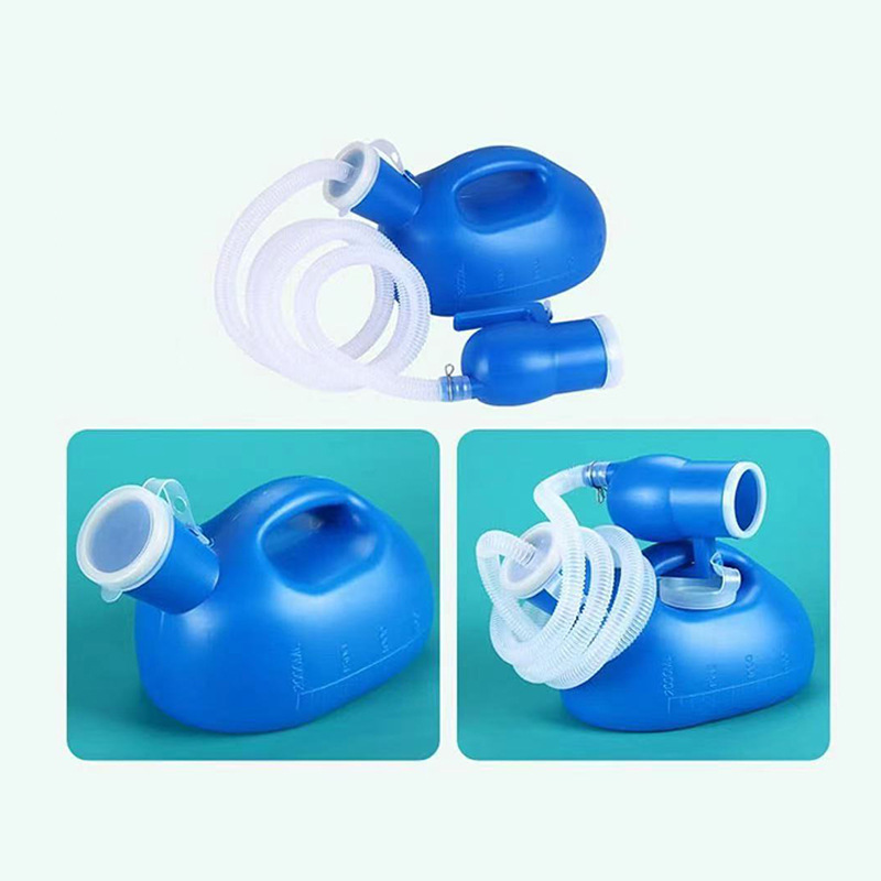 Manufacturer Wholesale Men's Urinal with Tube Household Large-Capacity Urinal Portable Extension Tube Plastic Bedridden Self-Care Urinal