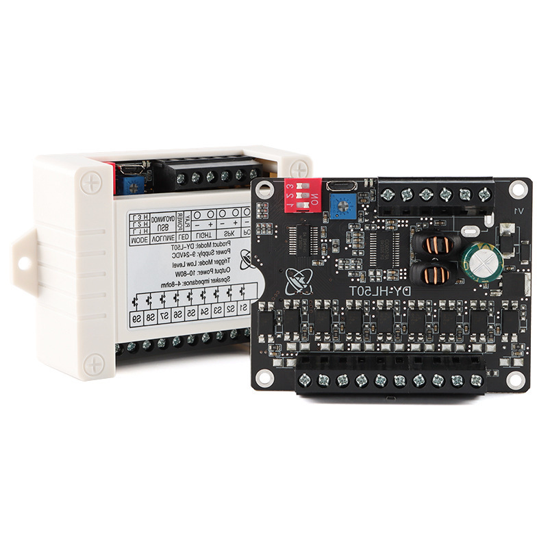 Low/High Level Trigger Industrial Grade 50W/60W Power Voice Player Broadcast Prompt Module 9-Way Switch