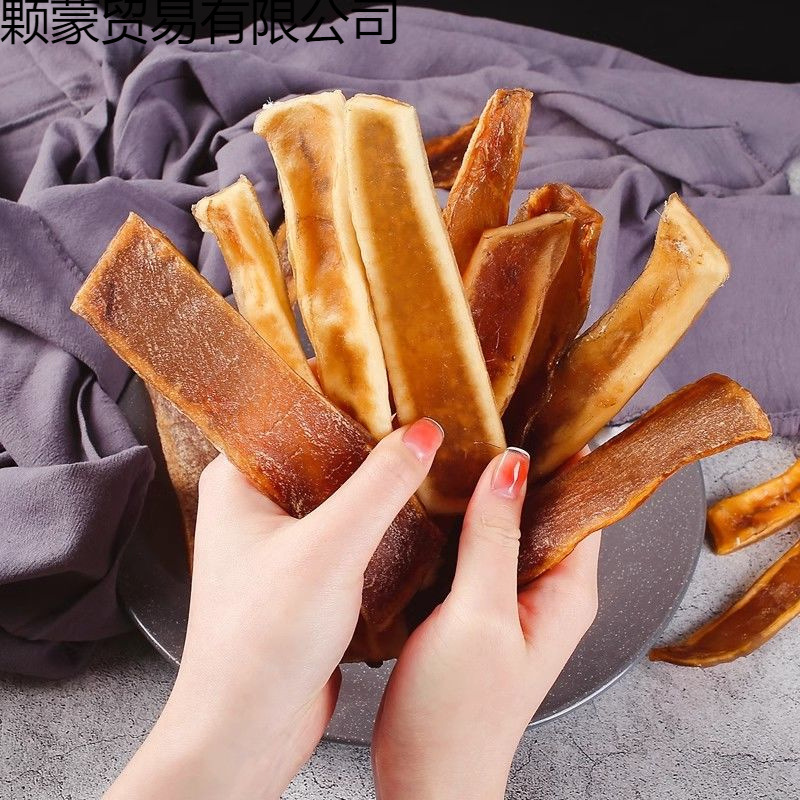 Air-Dried Cowhide Teething Stick for Dogs, Bite-Resistant Snacks for Small, Medium and Large Dogs, Teeth Cleaning, Safe and Does Not Hurt the Gastrointestinal Chewing Gum