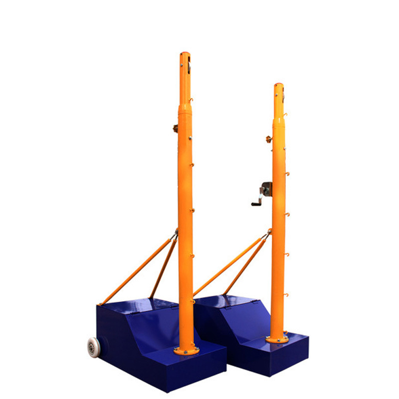 Volleyball Rack Three-Purpose Net Column Standard Mobile Badminton Rack Air Volleyball Rack Eight-In-One Tennis Column