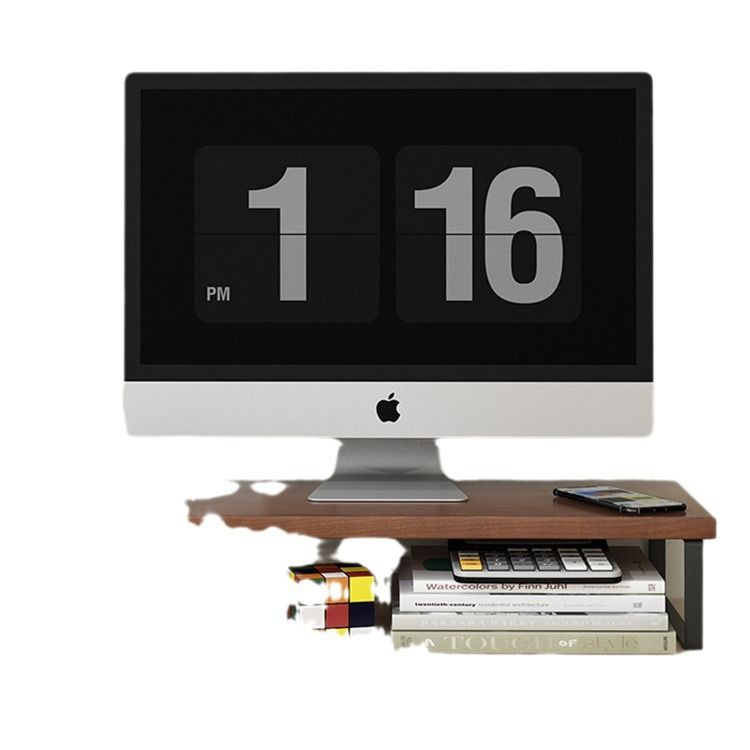 Computer Monitor Stand Riser Desktop Storage Rack Shelf Heavy-Duty