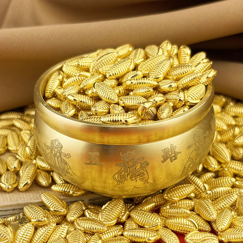 Sand gold small corn solid ornaments lucky desktop decorations fish tank housewarming office ornaments wholesale