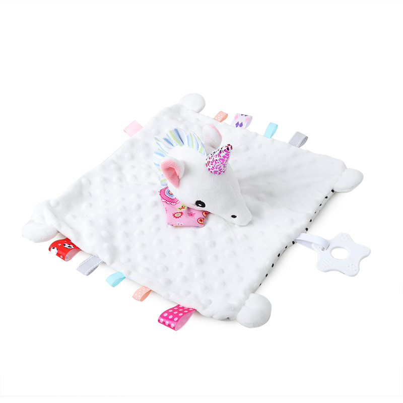 Babsky Baby Animal Ambulatory Towel Cute Cartoon Car Bed Hanging Baby Hand-kerchief Slipper Towel Ambulatory Towel Toy