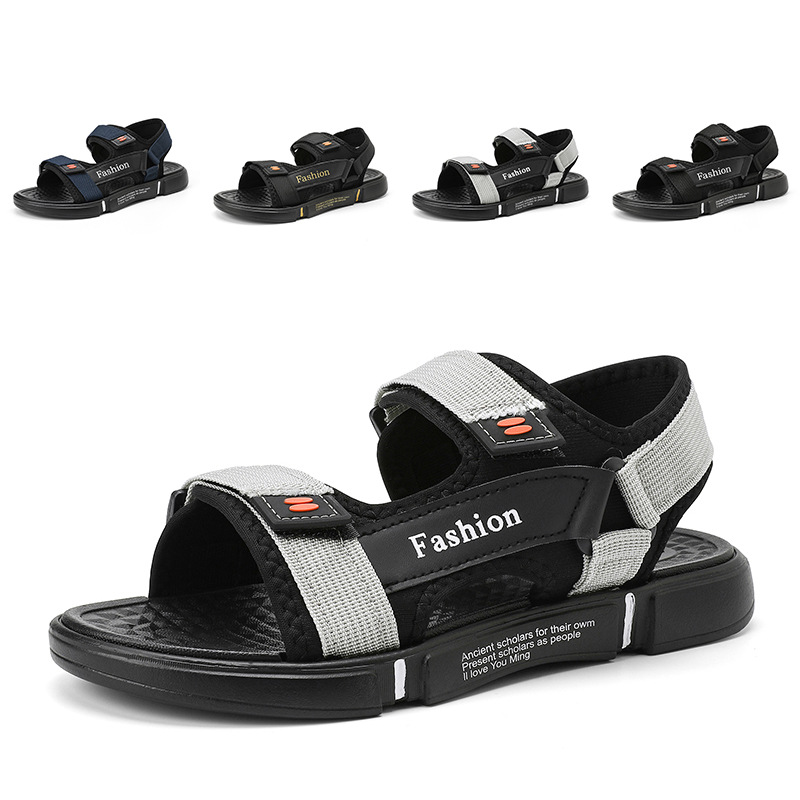 Summer Men's Sandals, Fashionable Sports Driving Shoes for Outdoor Wear, Sizes 36-45, Durable, Breathable, and Non-Slip