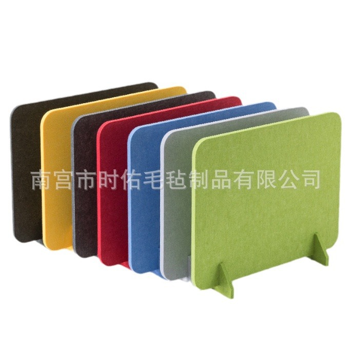 Cross-border Desk Screen Felt Baffle Anti-droplet Sound Absorbing Insulation Board Student Desk Polyester Fiber Insulation Board