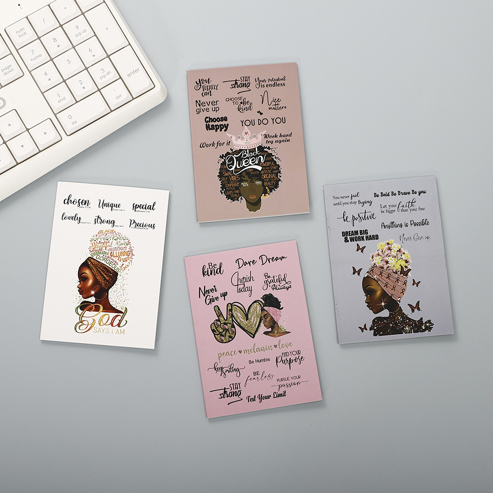 Cross-Border Temu Notebook Customized with Funny Text Spoof Fun Graffiti Notepad Customized Cartoon Car Line Notebook