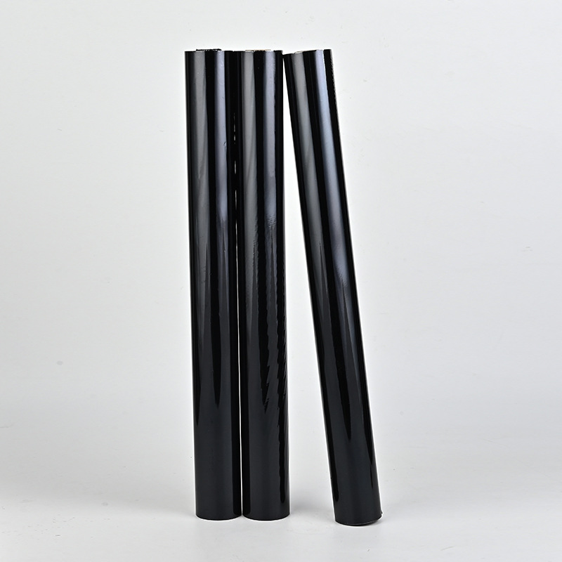 Factory Direct Sales Hot Stamping Paper Black Hot Color Material Electrochemical Aluminum Thermal Transfer Film Uv Crystal Label Washable