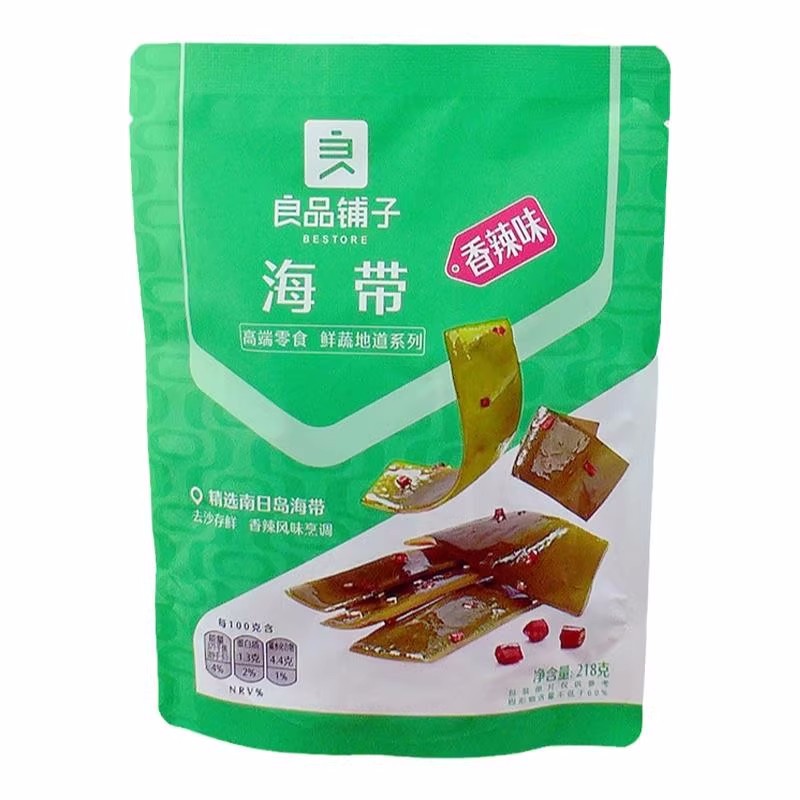 Bestore Kelp 218g Low Sugar Food Spicy Open Bag Ready-To-Eat Snacks Independent Small Package Snacks
