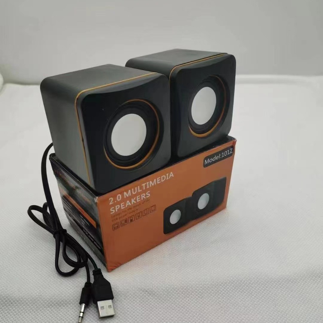 Wholesale USB Computer Small Audio Mini Notebook Desktop Multimedia Portable Wired Speaker Desktop Speaker