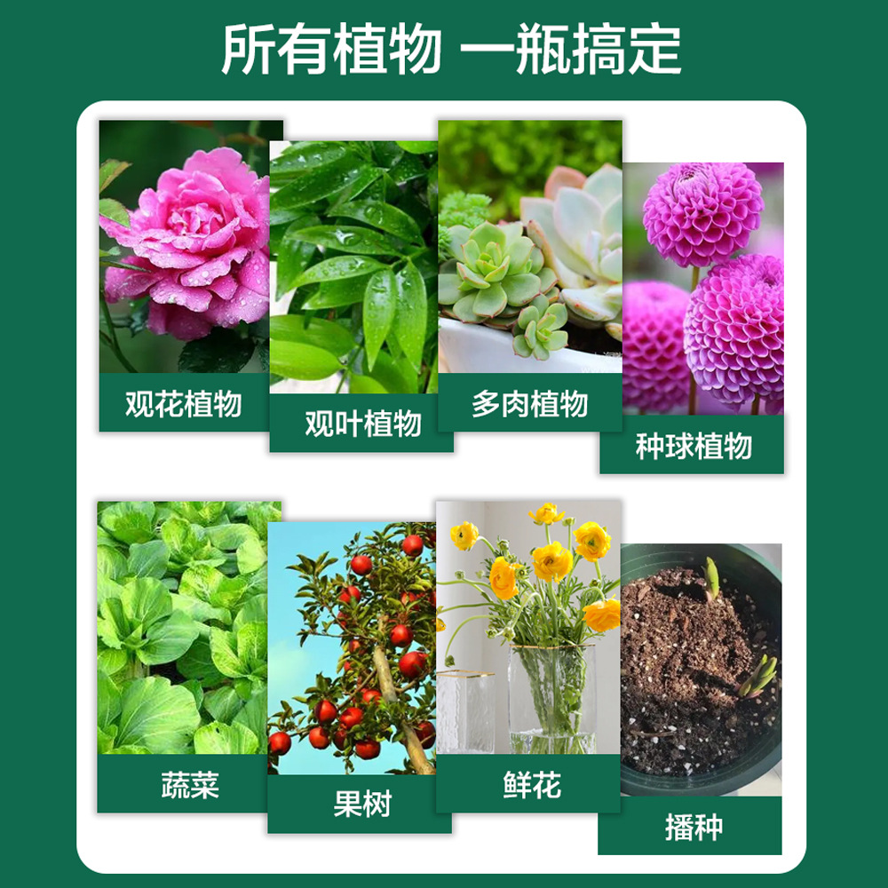 Plant vitality element growth flower green plant universal nutrient solution rooting solution slow release fertilizer strong root plant nutrient solution