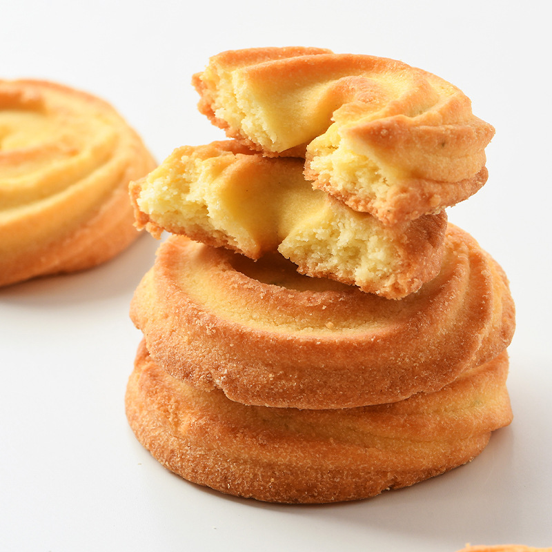 Butter Savory Cookies Snacks Bulk Wholesale 250g Shanghai Xinmai Factory Onion Flavor Savory Taste