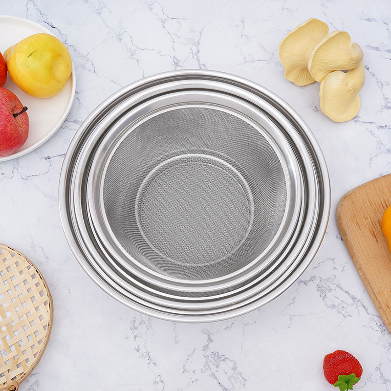Корзина для мытья из нержавеющей стали, дренажная корзина, сито для риса, оптовая продажа