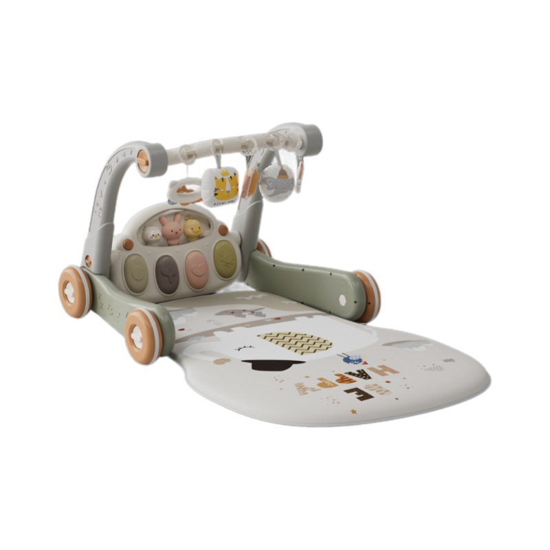 Baby pedal piano fitness rack walker 0 1 year old 3 months 6 full moon gift newborn early education baby toys