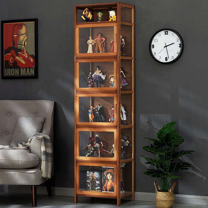 Home storage cabinet storage cabinet storage cabinet multi-layer with cabinet door bedroom home hand display cabinet batch
