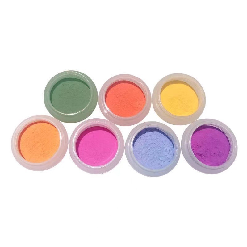 Factory direct photosensitive Toner pigment color change color nail art crafts light powder ultraviolet color change