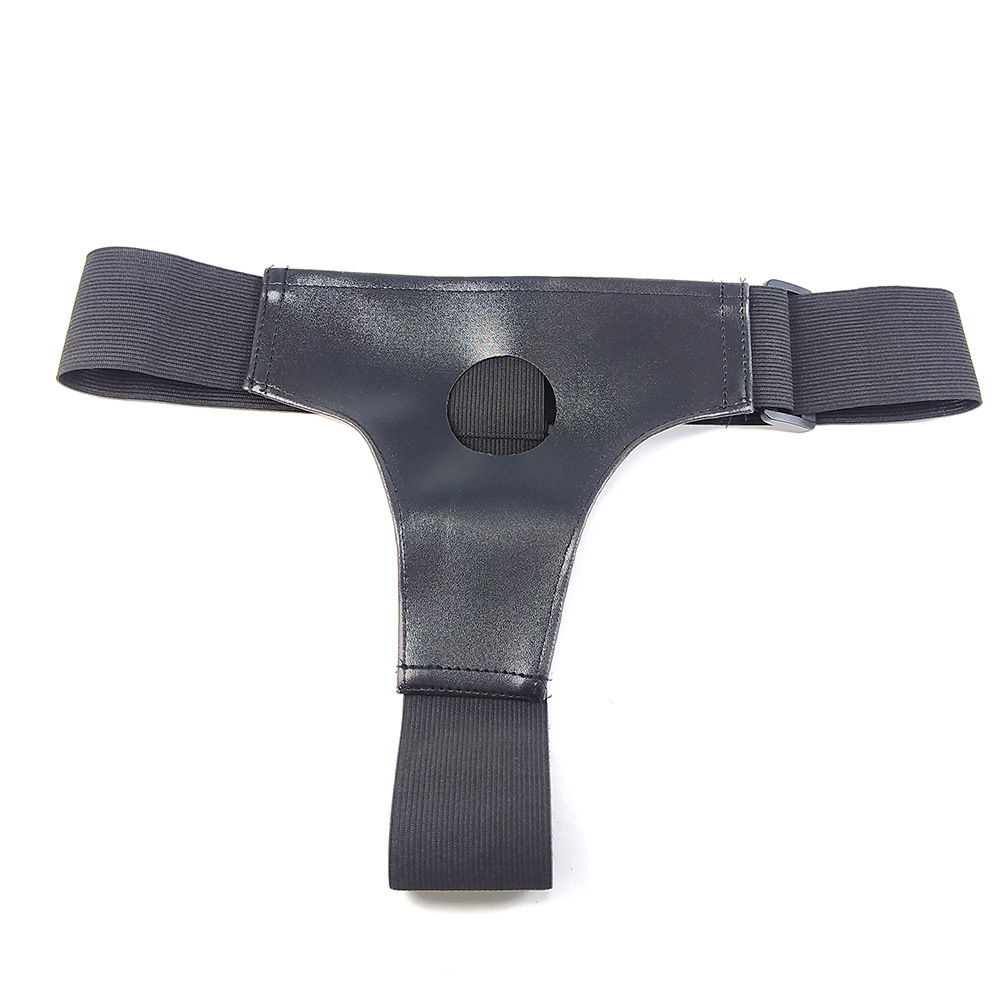 Elastoelastic Wearable Solid Hollow Artificial Dildo Men's and Women's Penis Sex Products Leather Pants