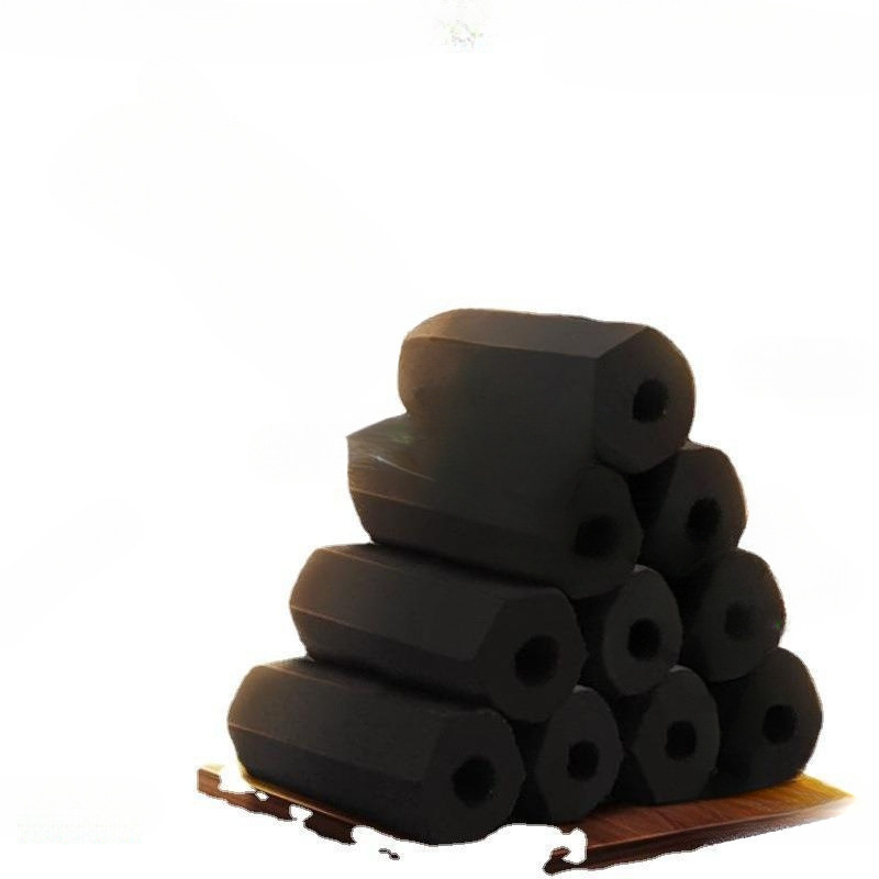 Barbecue Essential Fruit Charcoal Barbecue Charcoal Bamboo Charcoal Smokeless Household Burn-Resistant Heating Charcoal Mechanism Charcoal Whole Box Wholesale