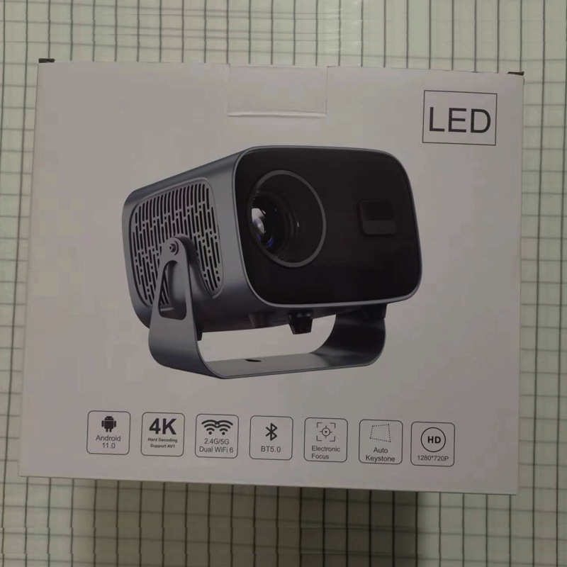 Portable Projector home theater 1080p Android smart HD 4K home wireless projection cross-border version A10