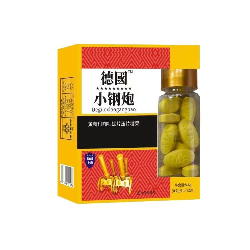 Ginseng maca 12 tablets pressed candy men's food factory wholesale generation of small steel cannon