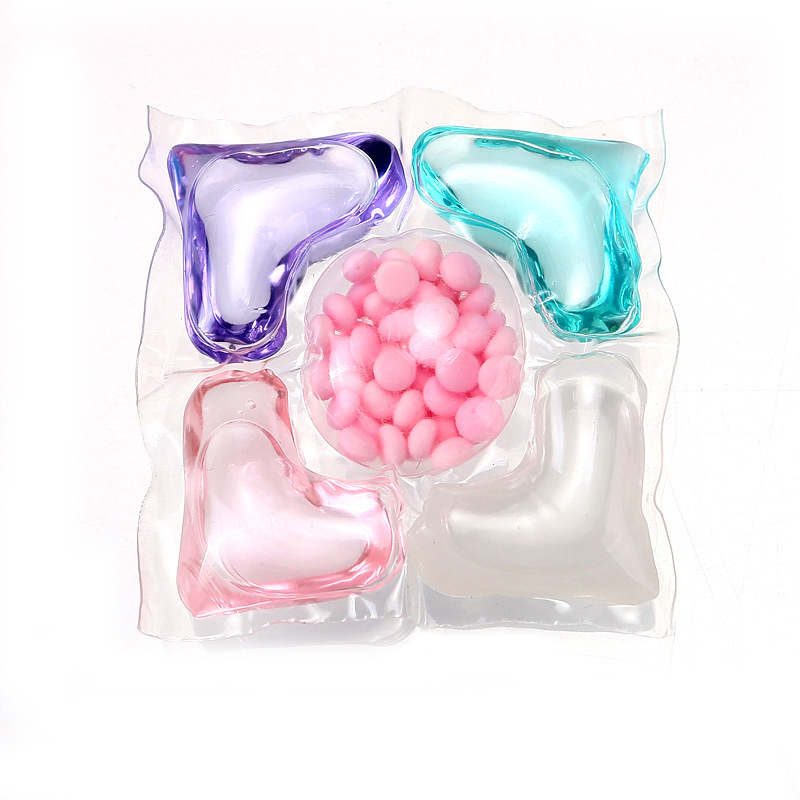 Laundry gel beads fragrance retention beads five-in-one long-lasting fragrance retention laundry beads soft multi-effect concentrated laundry detergent factory wholesale
