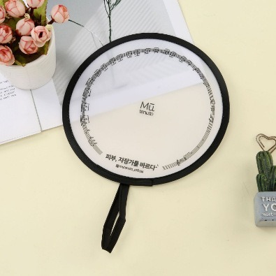 Folding Frisbee Folding Fan Advertising Fan Support Promotion Fan Folding Fan Convenient Mini Fan