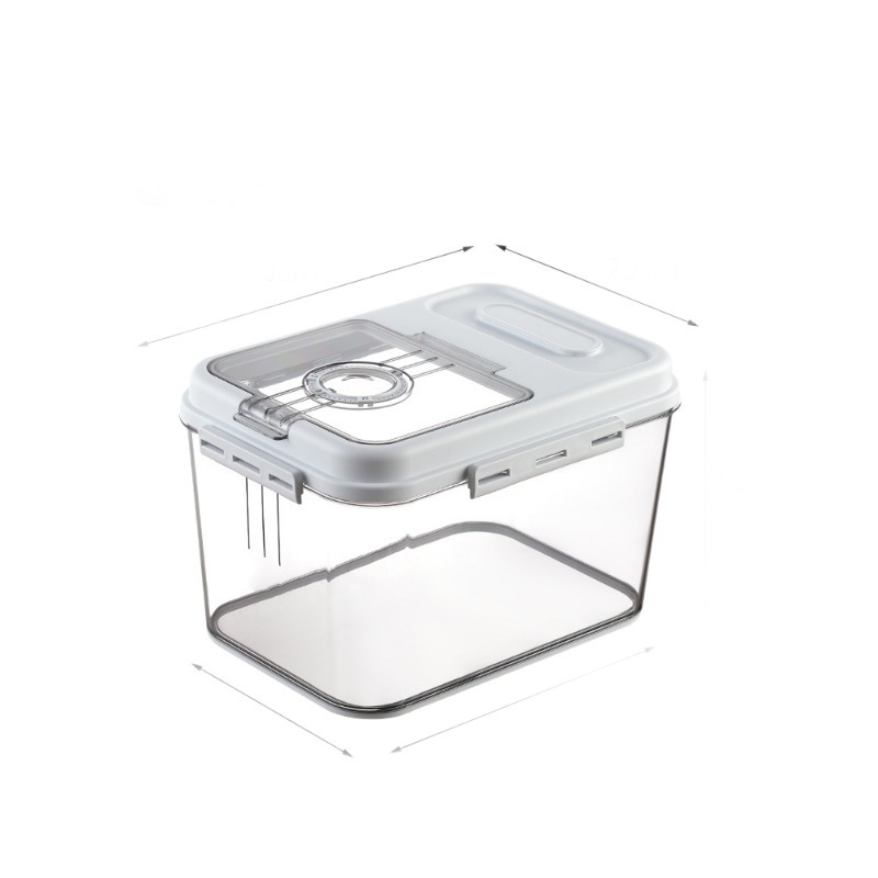 Moisture-Proof Cat Food Storage Barrel, Sealed and Moisture-Proof Household Pet Food, Dog Food Snack Can, Large-Capacity Storage Box