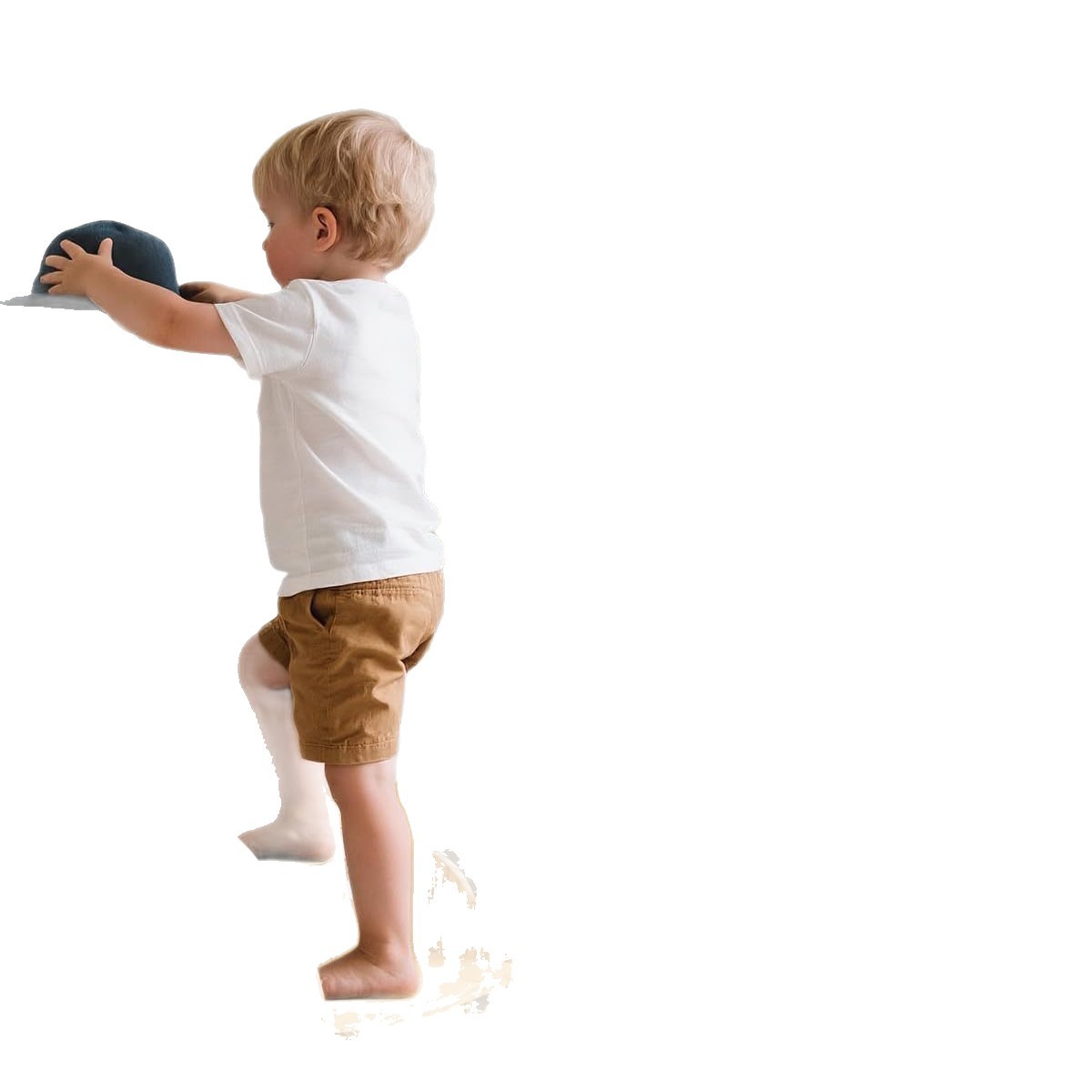 Wooden Children's Foot Stool Binocular Double-Layer Baby Step Stool Wash Step Stool Bathroom Foot Toilet Stool